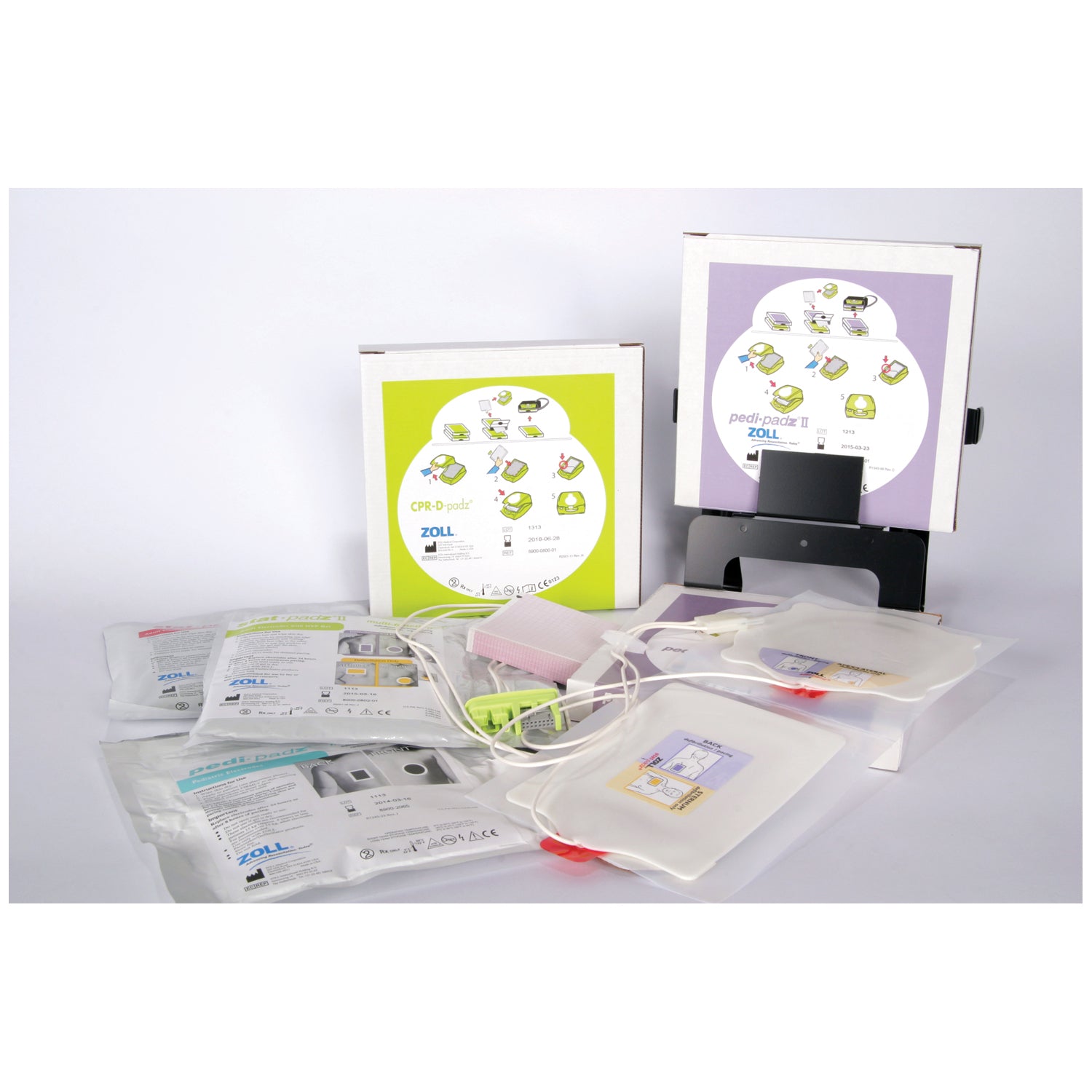 ZOLL AED DEFIBRILLATOR ACCESSORIES Stat-padz® II HVP, Multi-Function Adult Electrodes