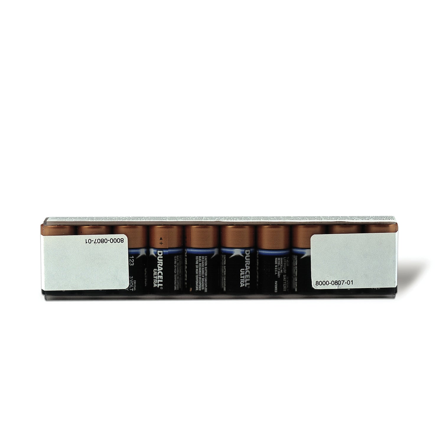 ZOLL AED DEFIBRILLATOR ACCESSORIES Type 123 Lithium Batteries, 10/pk (091221) (HAZMAT Fees Apply, cannot ship via Air or to AK, GU, HI, MP, PR, VI)