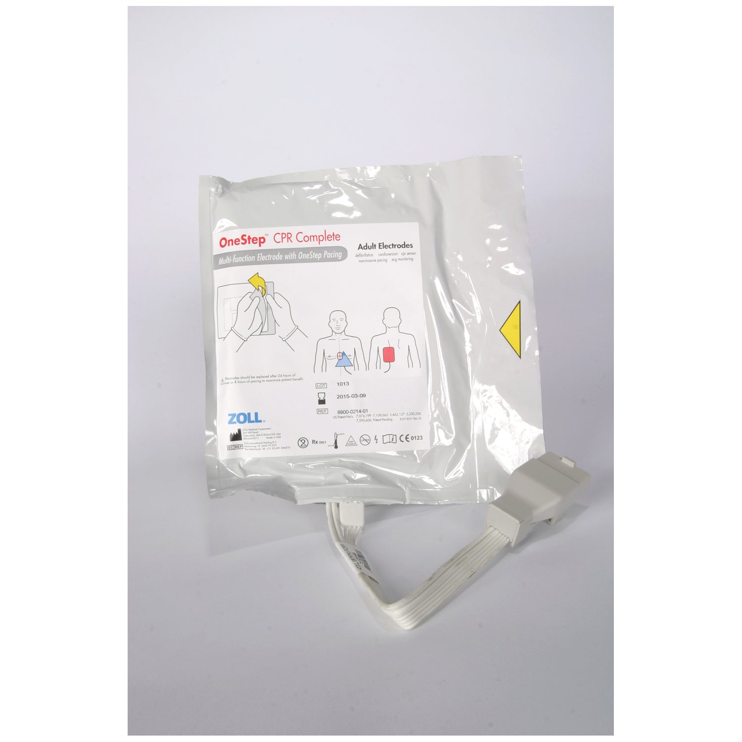 ZOLL ONESTEP ELECTRODES Resuscitation Electrode, Complete, 8/cs (60 cs/plt)