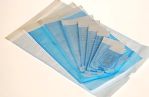CROSSTEX DUO-CHECK® STERILIZATION POUCHES "*DISC* Pouch, 10\" x 15\", 100/bx, 5 bx/cs"