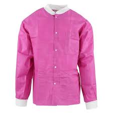 MEDICOM SAFEWEAR™ PROTECTIVE APPAREL Hipster Jacket, Pretty Pink, Large, 12/bg