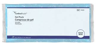 CARDINAL HEALTH HOT/COLD PACKS Reusable Hot/Cold Gel Pack, Medium, 4.5" x 10.5", 24/cs
