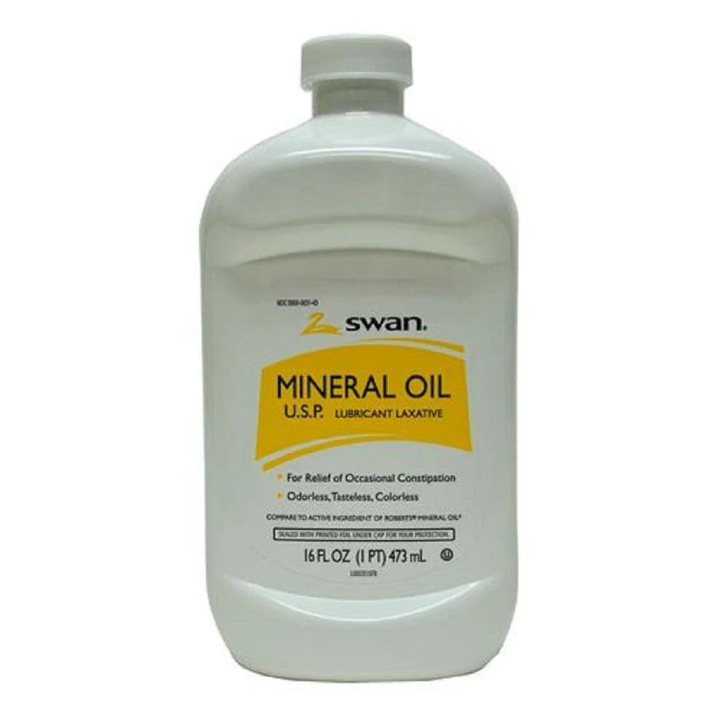 CUMBERLAND SWAN® MINERAL OIL Mineral Oil USP, 16 oz, 12/cs (83143) (US Only) (126 cs/plt)