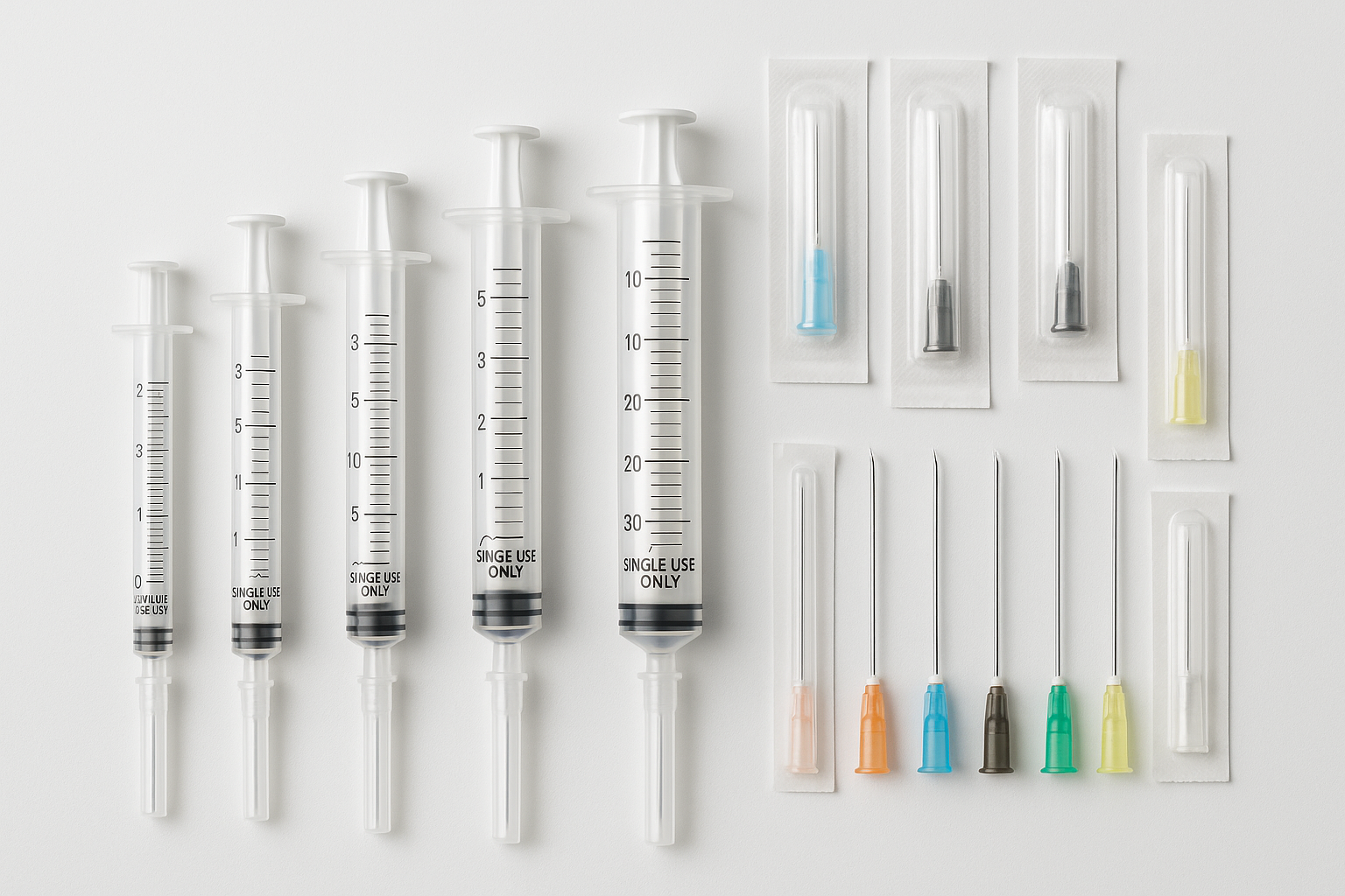 Syringes and needles for sale